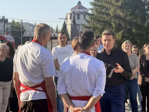 На центральной площади Бугульмы прошли съемки передачи Первого канала