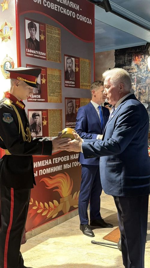 «Капсулу Памяти» потомкам к 100-летию Победы заложили в военном комиссариате Бугульмы