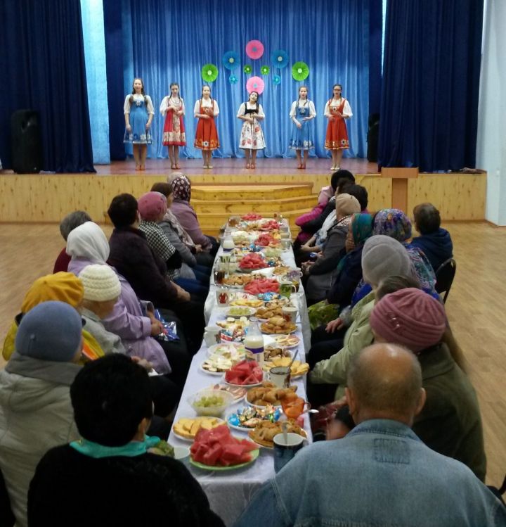Прогресский сельский Дом культуры Бугульминского района поздравил пожилых людей с праздником и показал концерт  «Душой и сердцем молодые»