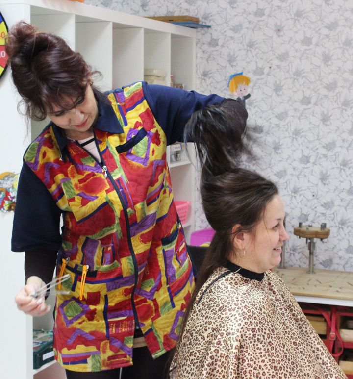 В реабилитационном центре Бугульмы прошел мастер-класс от парикмахера
