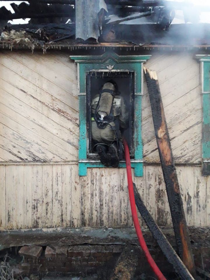 В деревне Бугульминского района на пожаре погиб мужчина