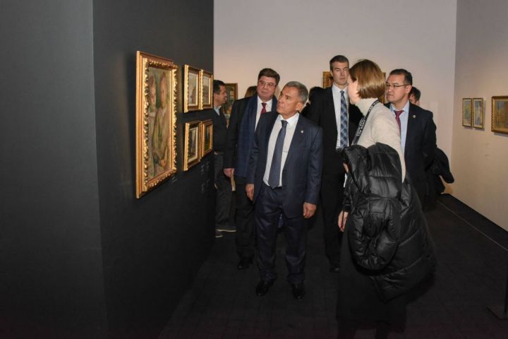 Рөстәм Миңнеханов Хельсинкида хәзерге заман сәнгать музеенда булды