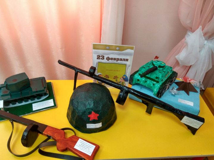 Макеты боевой техники изготавливали в детских садах Бугульмы