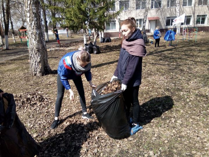 Бугульминский партийцы помогли в уборке территории приюта