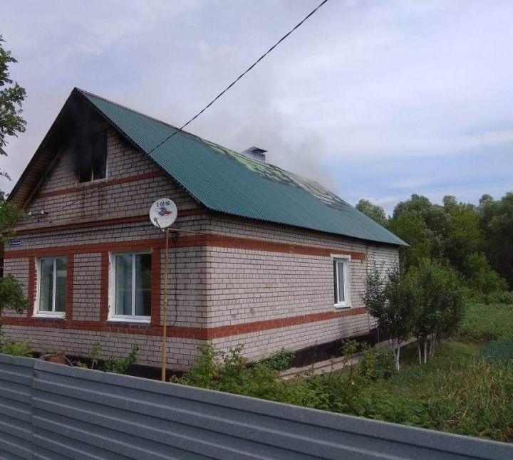 В деревне Берлек Бугульминского района произошел пожар