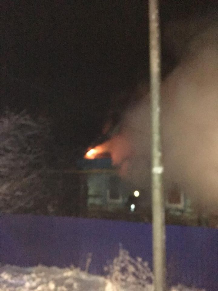 В Бугульминском районе пожар, есть погибший
