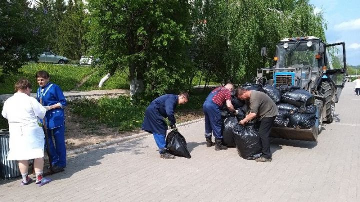 В рамках всероссийской акции бугульминцы навели порядок на двух водоемах района