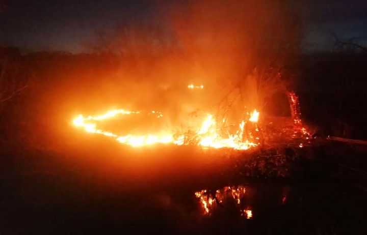 Вчера вечером в деревне Бугульминского района произошел пожар