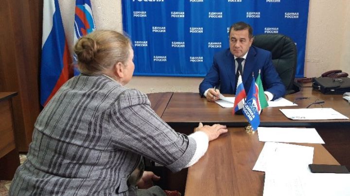 Депутат контролендә: гражданнарны шәхси кабул итү