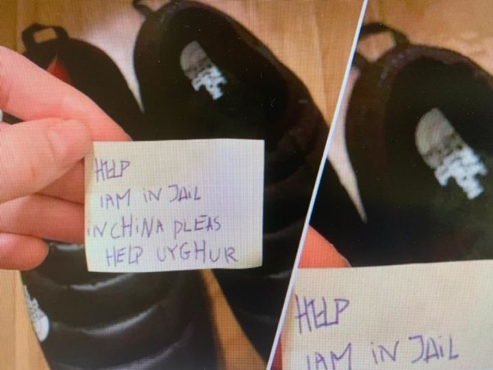 В новых ботинках мужчина обнаружил записку с просьбой о помощи