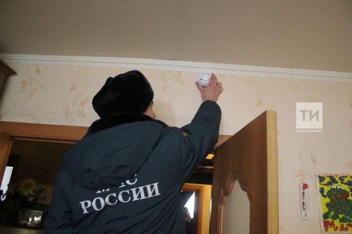 Возобновлена установка пожарных извещателей многодетным семьям Татарстана