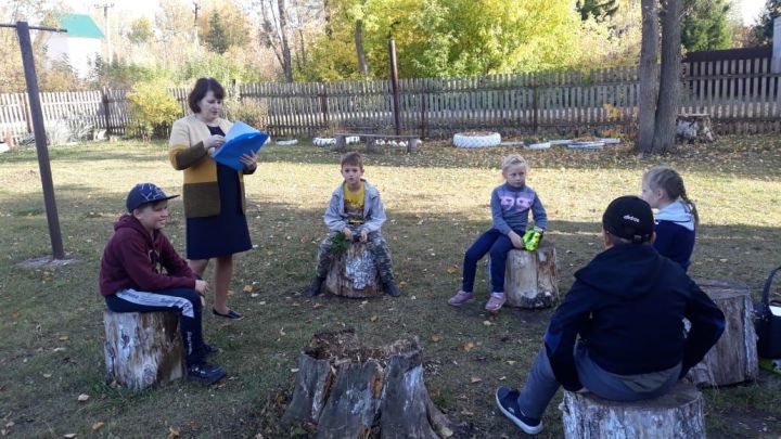 Подгорный бистәсендә балалар өчен “Көз табышмаклары” конкурс-уен программасы үткәрелде