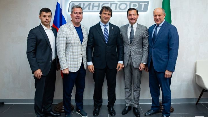 Мэр Бугульмы принял участие в рабочей встрече с президентом Федерации тяжёлой атлетики России