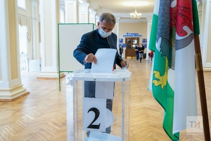 Первые лица Татарстана приняли участие в выборах