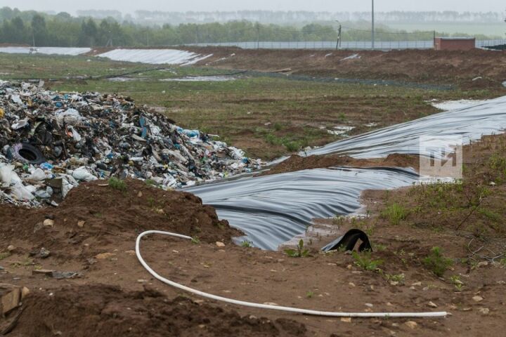 Несанкционированную свалку строительных отходов выявили в Бугульме