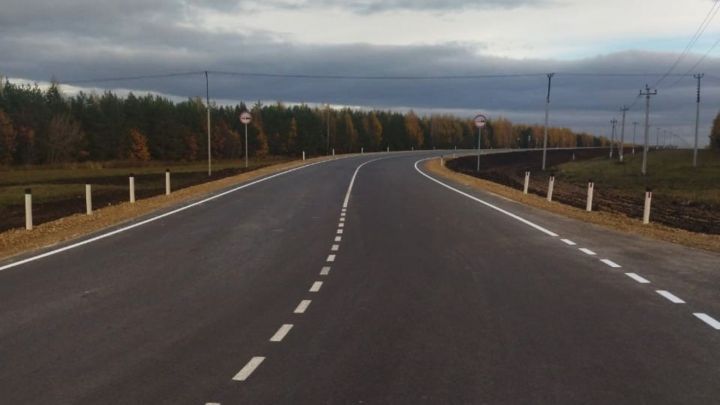В Высокогорском районе завершен ремонт части дороги Куркачи – Верхняя Ия