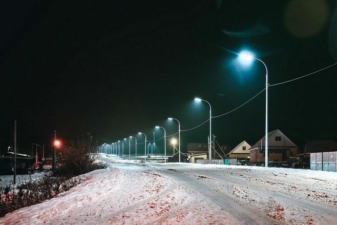 В девяти населенных пунктах Бугульминского района улучшат уличное освещение