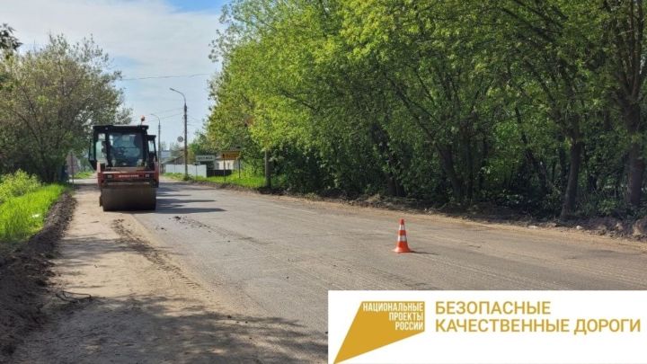 В Татарстане ремонтируют участок автодороги «Йошкар-Ола – Зеленодольск» до М-7 «Волга»