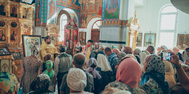 Принесение мощей святителя Луки Крымского и иконы с частицами мощей Киприана и Иустины в Бугульме