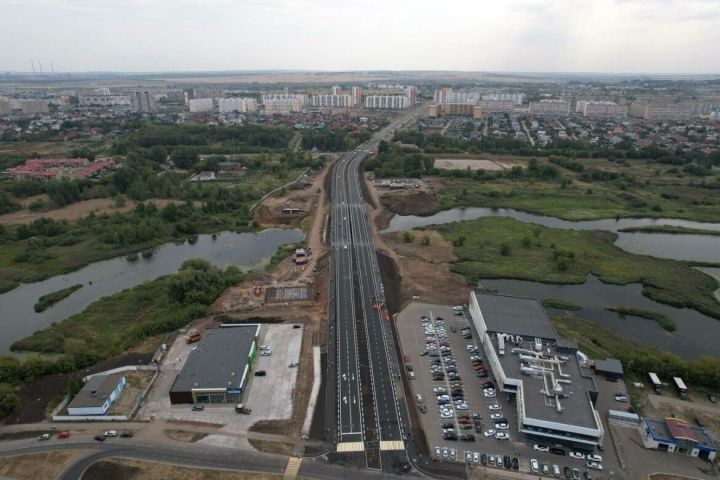 В городе Набережные Челны открылось рабочее движение по мосту на улице Гостева