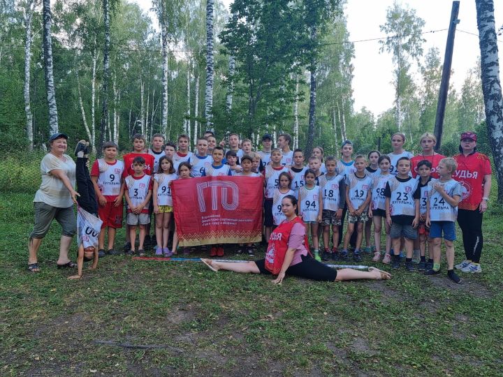 Спортивный праздник ГТО провели в детском лагере Бугульмы