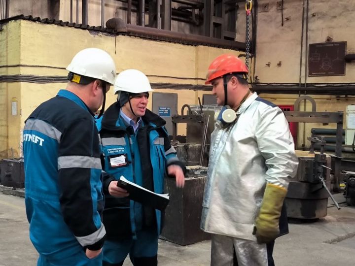 На заводе Бугульмы комиссия группы «Татнефть» провела плановую проверку
