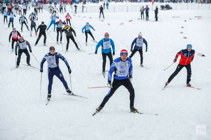 На лыжной базе Бугульмы проходит первенство РТ по лыжным гонкам среди спортшкол