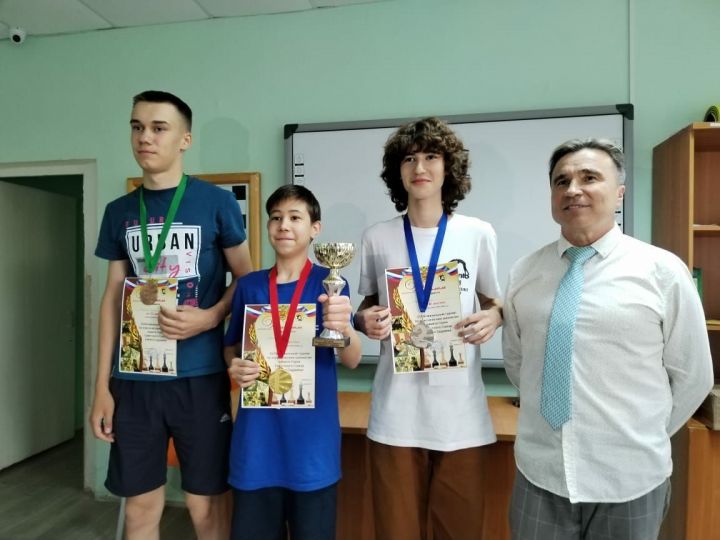 Бугульминцы из спортшколы «Юность» вошли в число призеров шахматного турнира