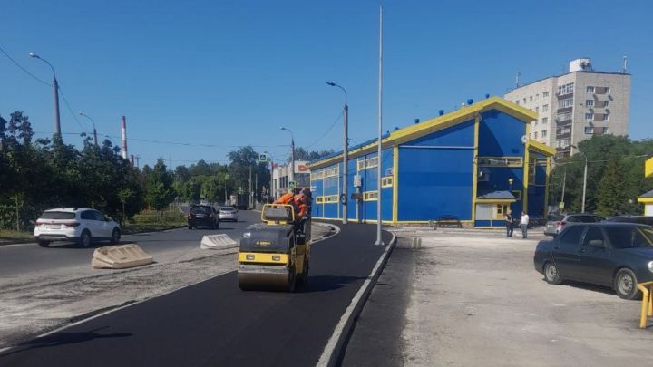 В Казани по дорожному нацпроекту ремонтируют улицу Кулахметова