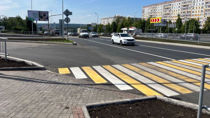 В рамках нацпроекта завершен ремонт автодороги в Набережных Челнах