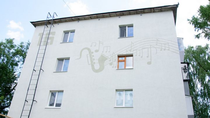 Декоративные изображения украсят фасады домов Бугульмы по программе капитального ремонта