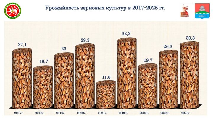 Выручка от продукции сельского хозяйства в Бугульминском районе за девять месяцев превысила 2,8 млрд рублей