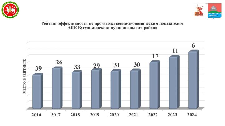 Выручка от продукции сельского хозяйства в Бугульминском районе за девять месяцев превысила 2,8 млрд рублей