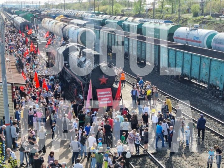 Паровоз Победы приедет в Бугульму 30 апреля