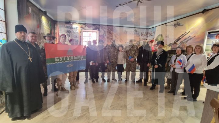 Из Бугульмы пятерых мужчин проводили в Африканский корпус