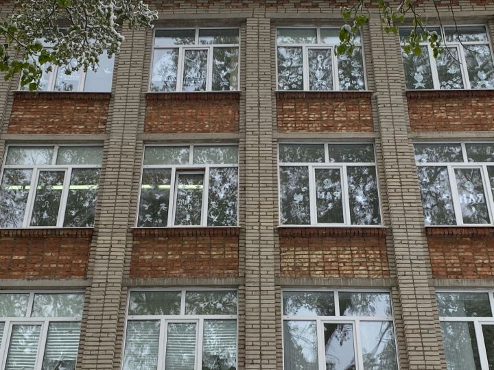 Школьники из Бугульмы присоединились к патриотической акции «Окна Победы»