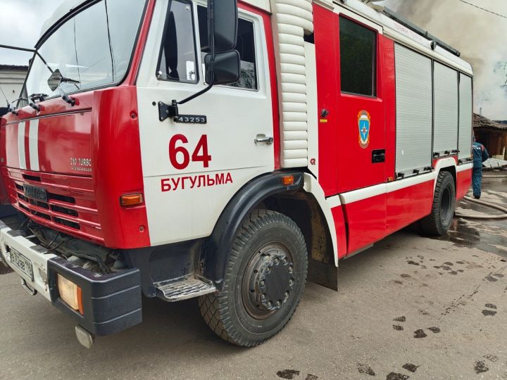 В Бугульме случился пожар