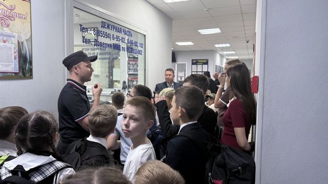 Юные бугульминцы с экскурсией посетили правоохранительные органы