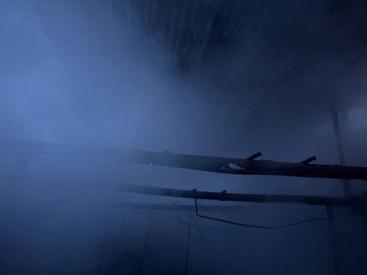 В Бугульминском районе произошёл пожар в частном сарае