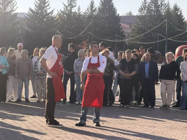 Бөгелмәнең үзәк мәйданында «Повара на колёсах» дигән популяр проект төшерелде