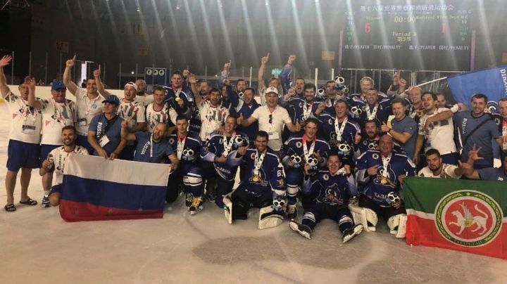 Татарстанские спасатели – чемпионы Всемирных игр полицейских и пожарных по хоккею